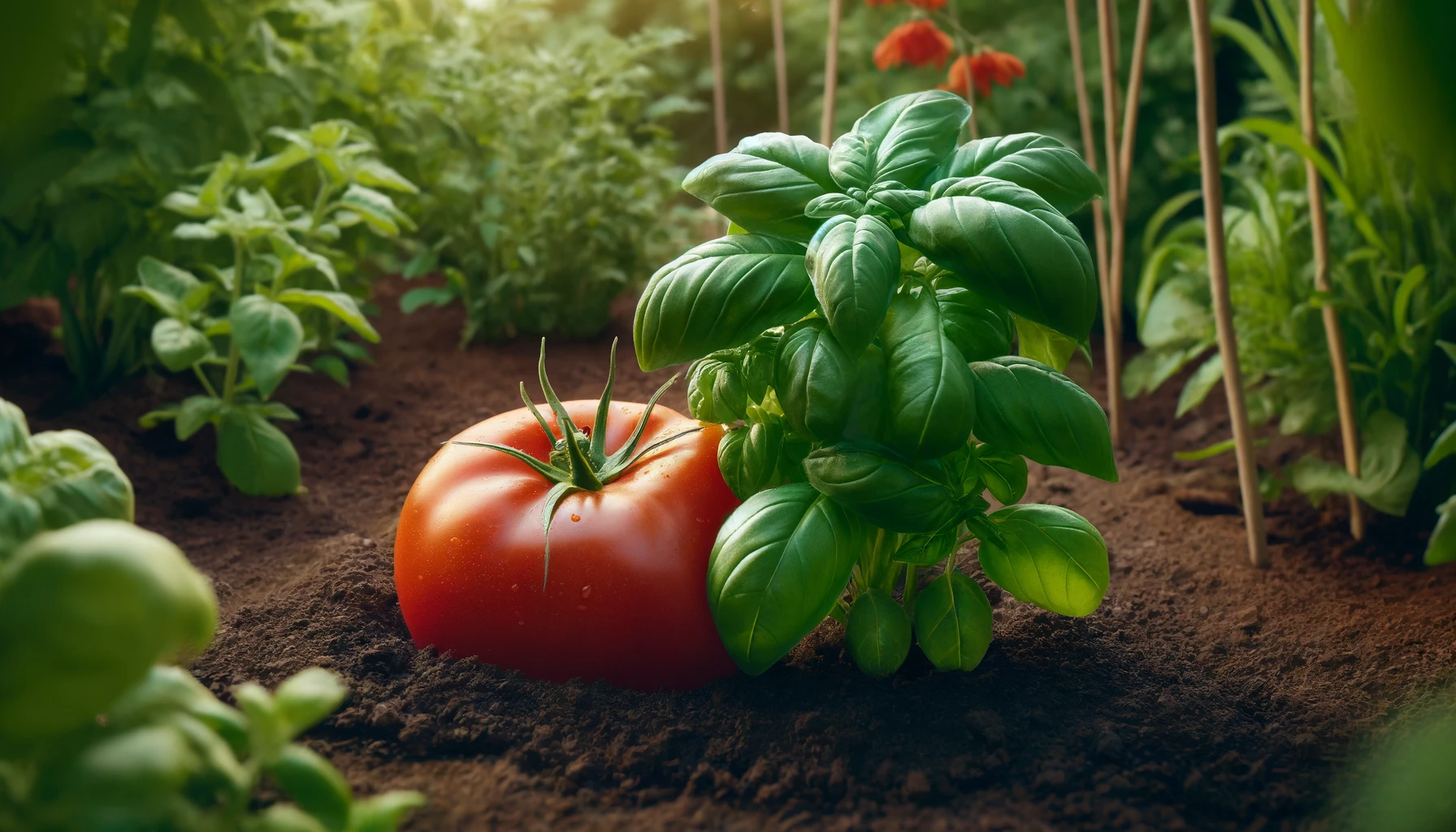 Fruchtfolge im Gemüsegarten – Tomate und Basilikum
