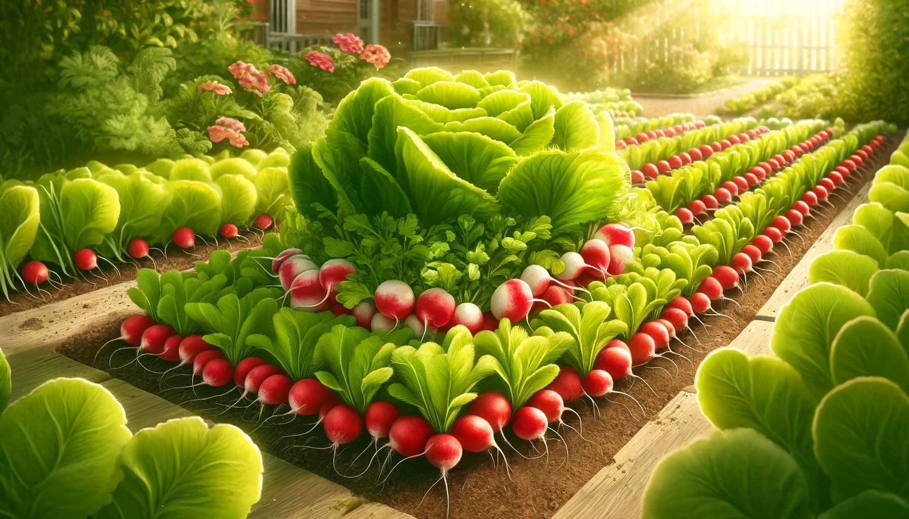 Fruchtfolge im Gemüsegarten – Salat und Radieschen