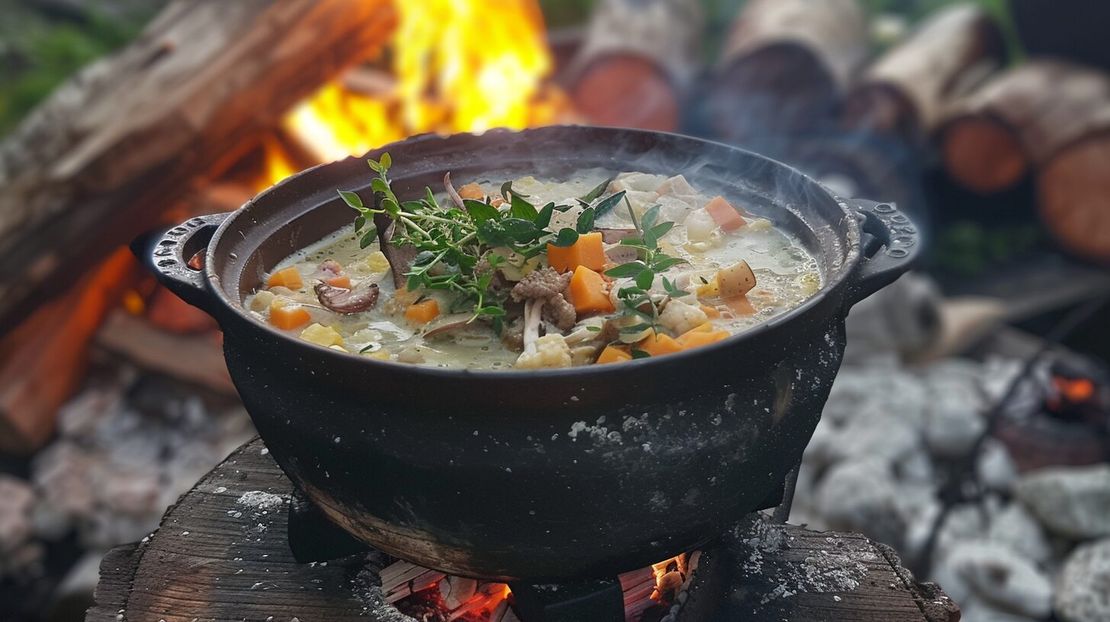 Lagerfeuer Suppe: einfaches Rezept für draußen