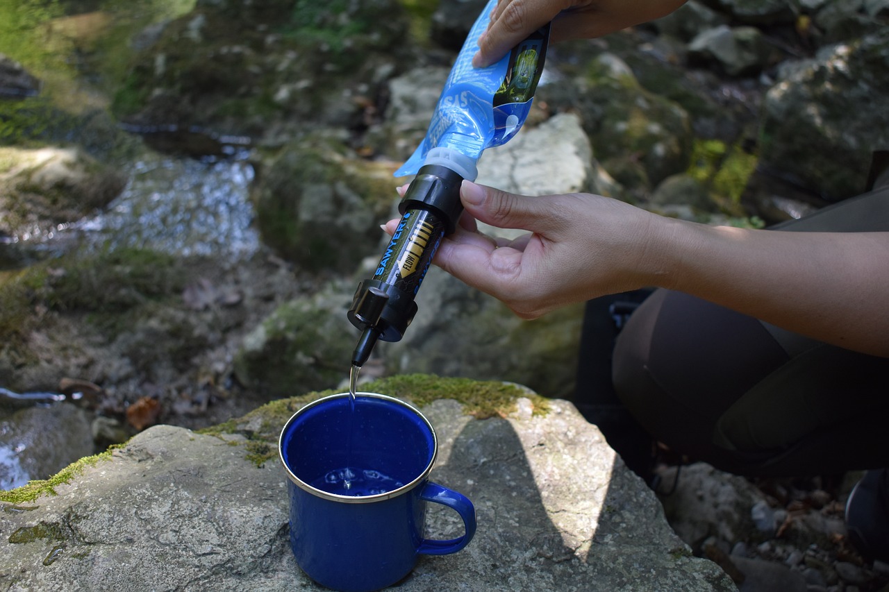 Notfall-Wasseraufbereitung im Gelände