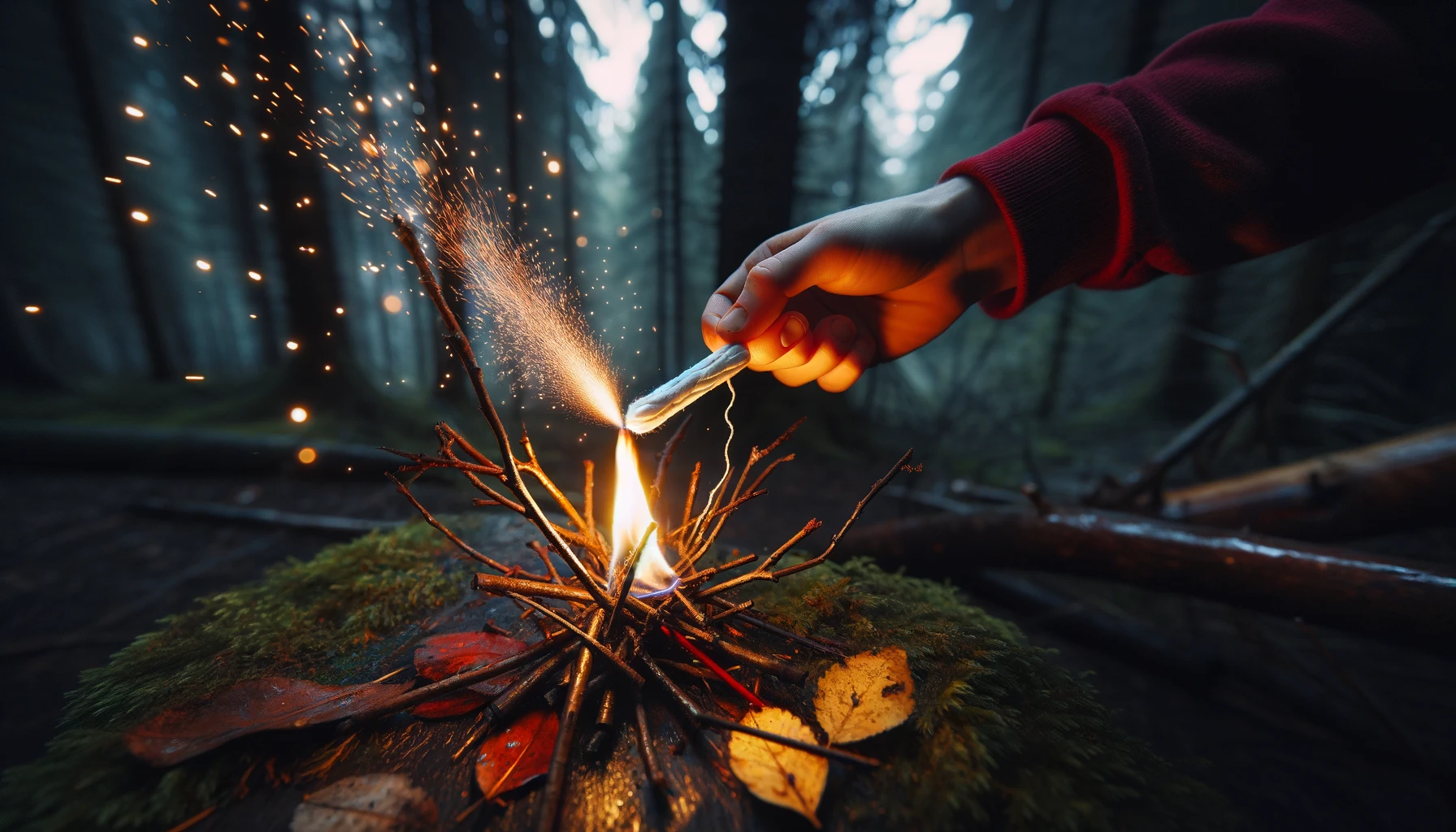 Survival Hack – Tampon als Feuerstarter