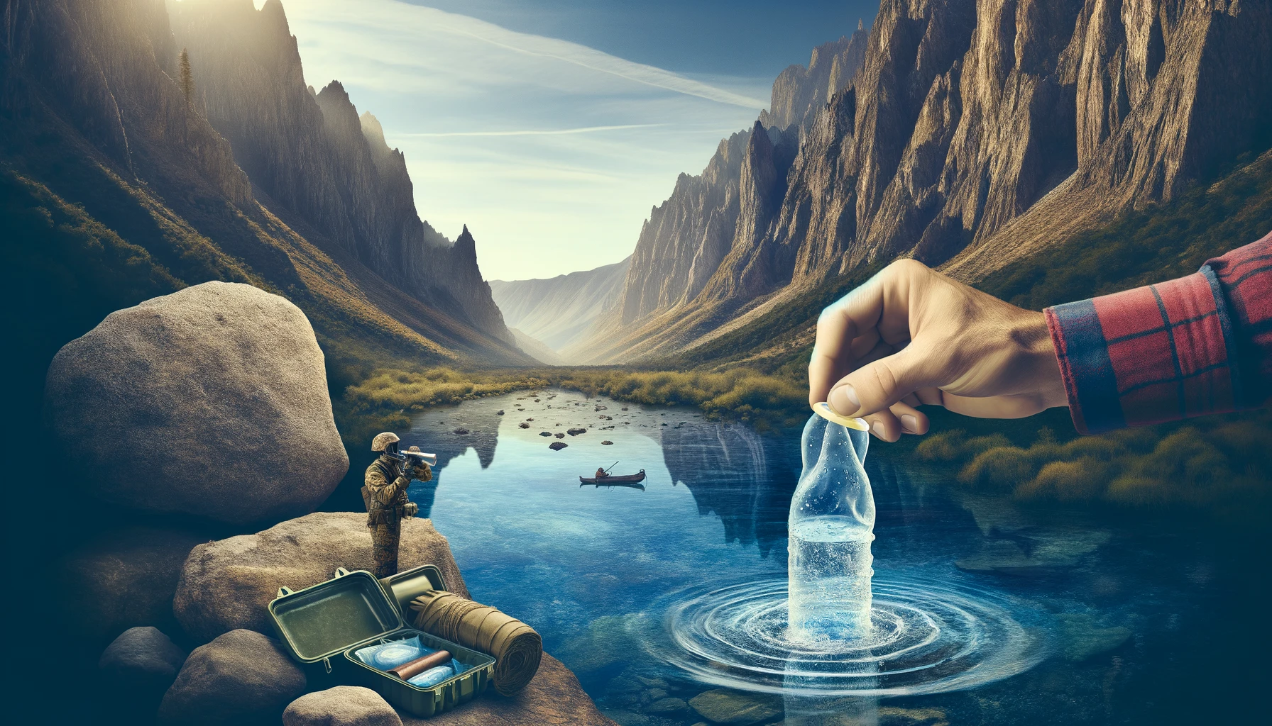 Survival Hack – Kondome als Wasserspeicher