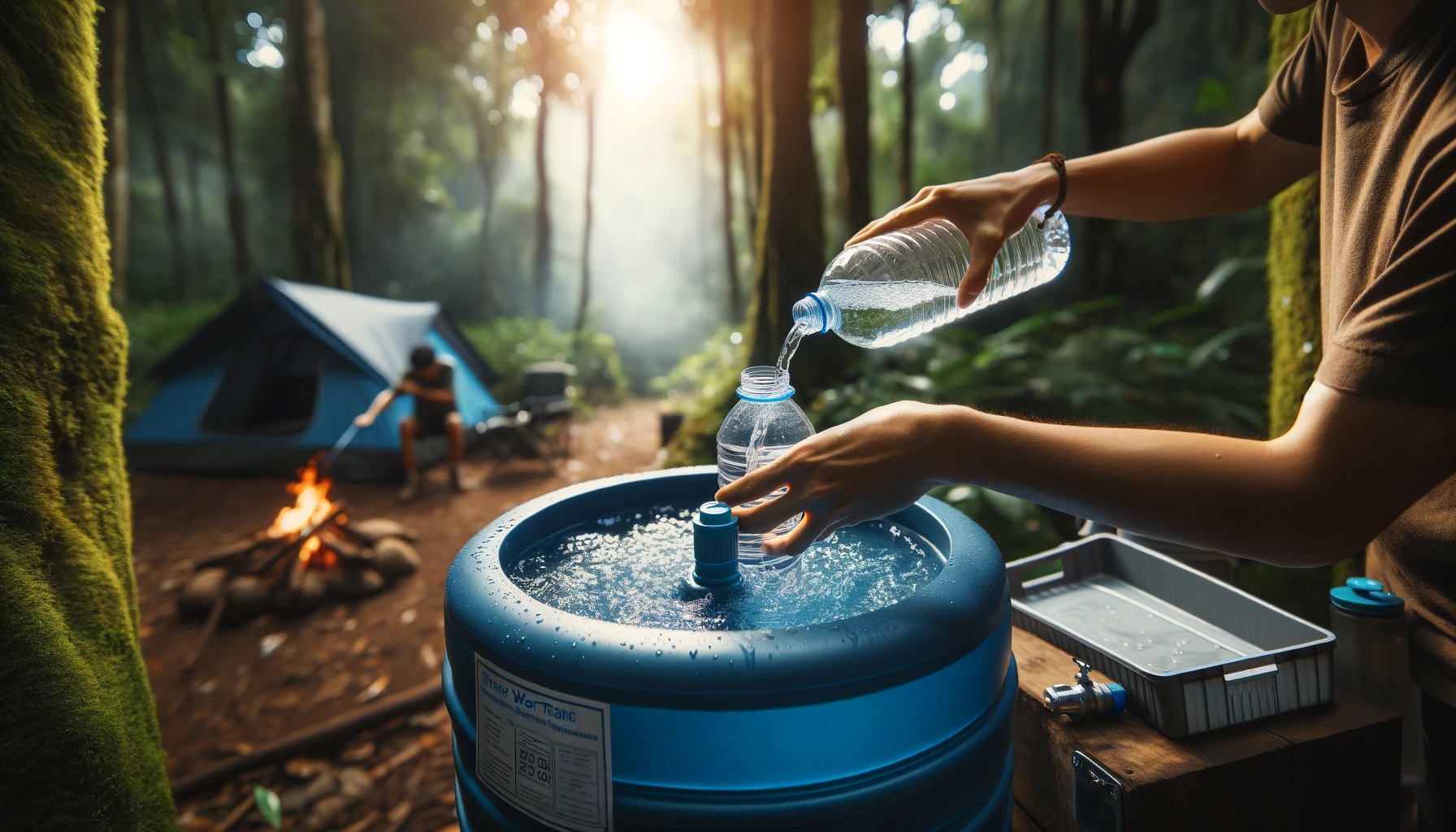 Trinkwasser haltbar machen, camping, survival, Notsituation