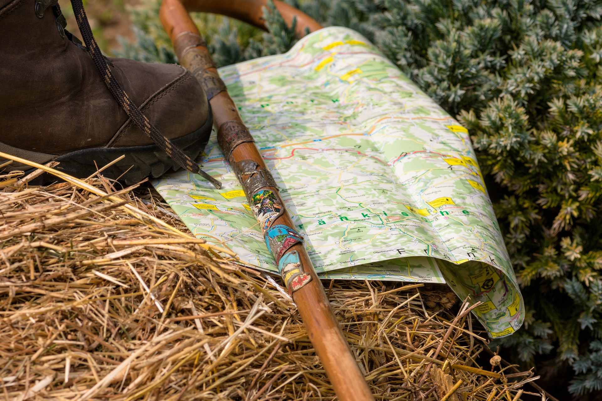Fluchtrucksack – Wanderkarten