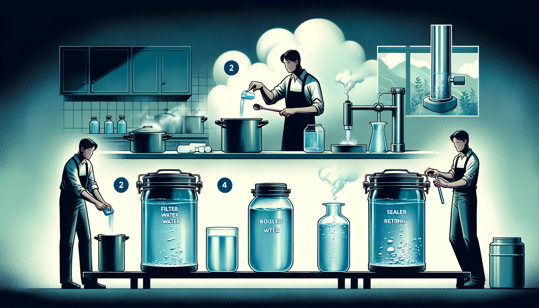 Wasser haltbar machen – Schritt für Schritt